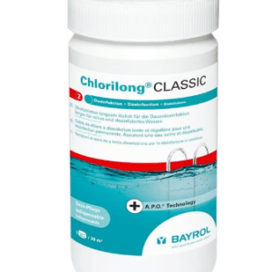 Chlorilong® Classic 1,25 kg Bayrol LANGZEITCHLOR | Langsamlösliche Chlortablette 250 g mit hohem Aktivchlorgehalt zur Dauerdesinfektion des Schwimmbadwassers