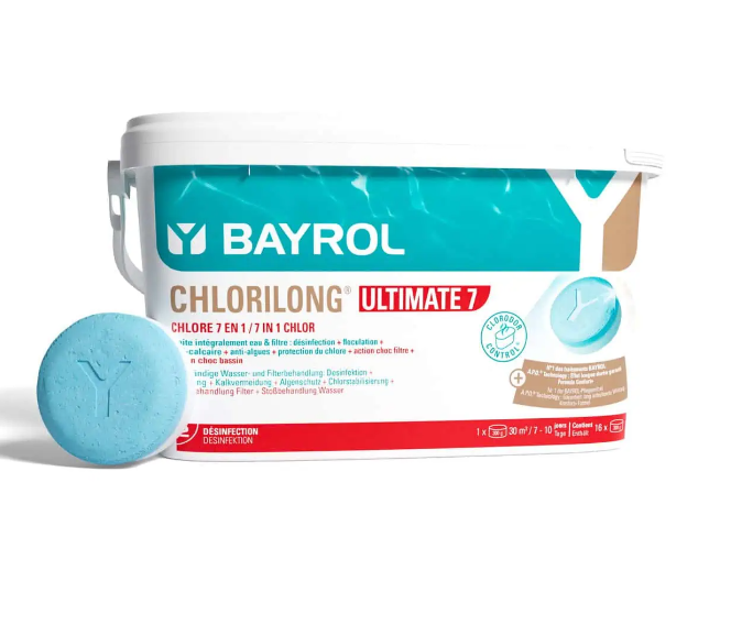 Chlorilong® ULTIMATE 7 Bayrol 4.8kg (16 Tabletten)