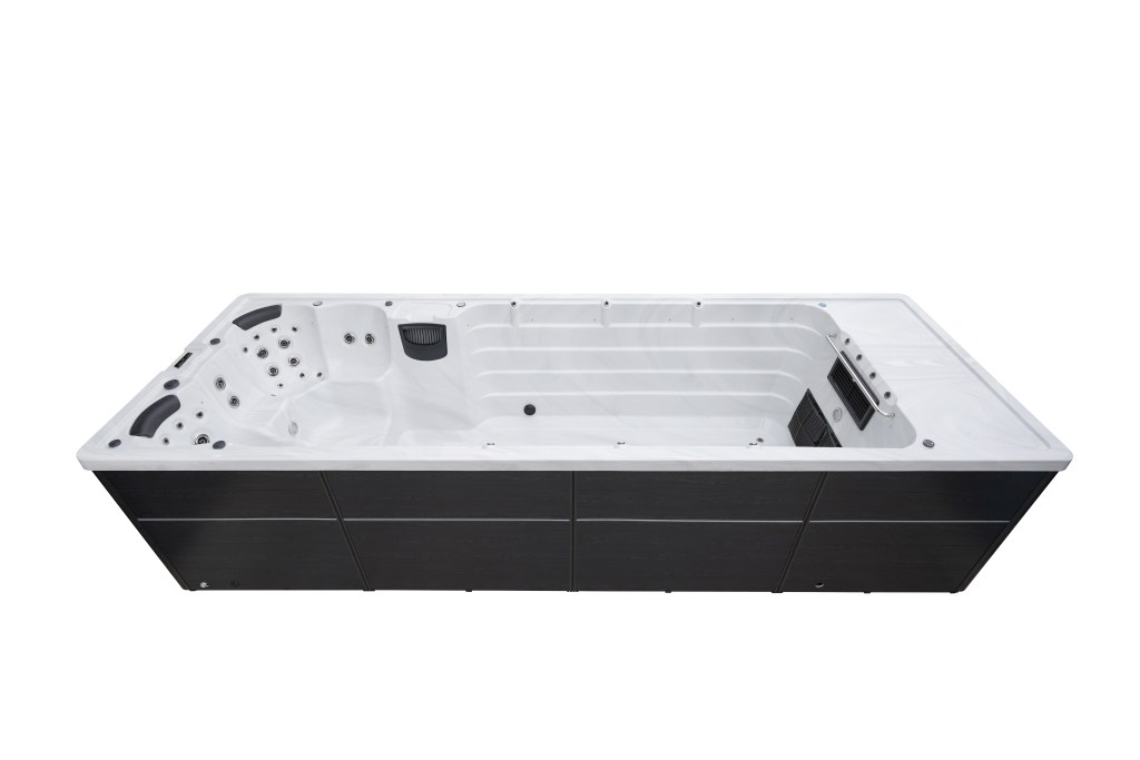 Das Swim SPA Freya ist ein modernes Whirlpool- und Schwimmgerät mit einem eleganten Design und mehreren Massagedüsen. Es bietet Platz für bis zu 4 Personen und hat eine integrierte Gegenstromanlage.