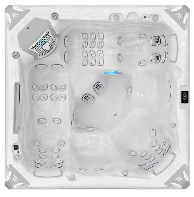 Wellis Whirlpool EVEREST Peak Life inkl. SpaTime Pflegeset (3 Sitzplätze, 2 Liegeplätze) Empfohlen von AR AquaLion
