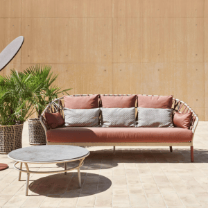 EMMA CROSS OUTDOOR SOFA – 3-SITZER